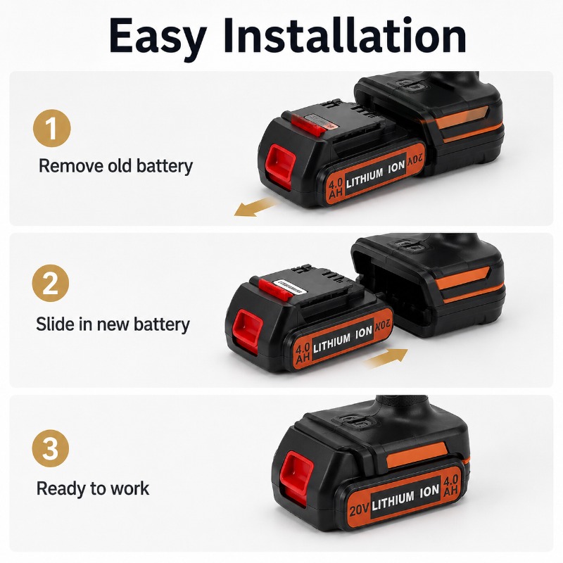 20V 6.0Ah Battery For Black&De - огляд і ціна Diy Electronics Learning Kit