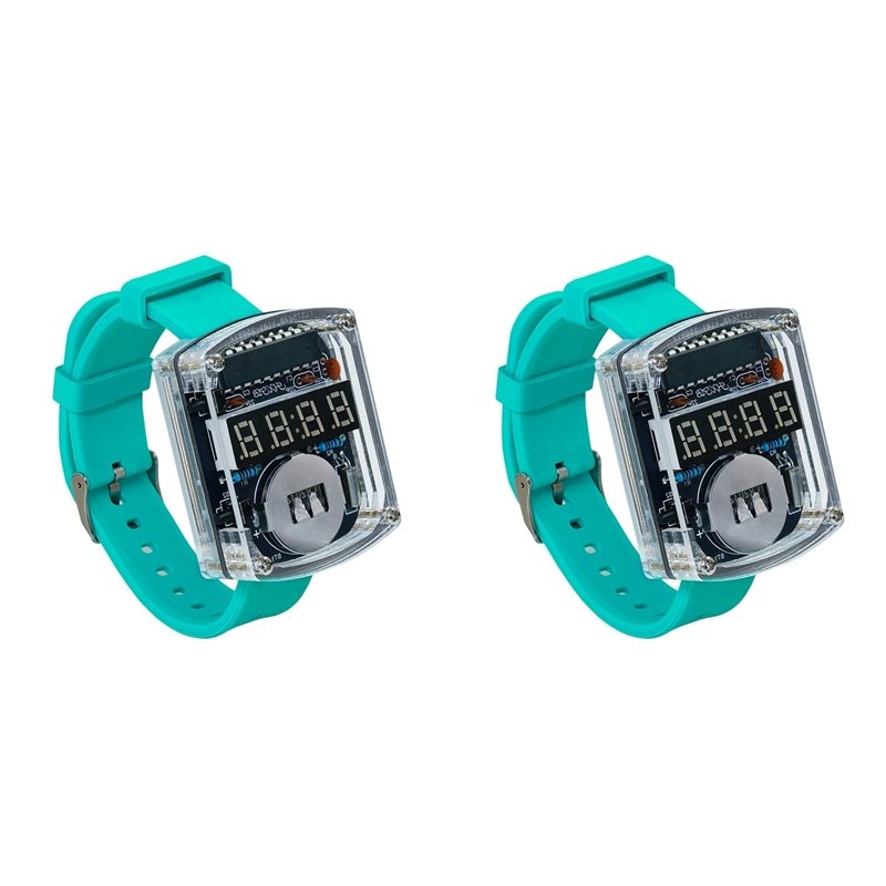 2X DIY Watch LED Watch Electro - огляд і ціна Diy Audio Electronics Kit