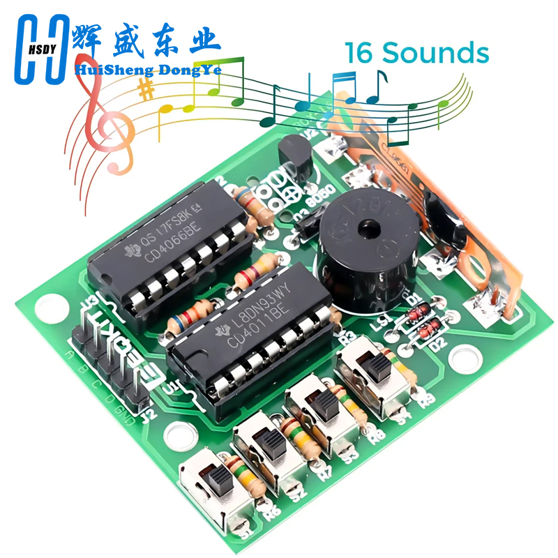 16 Music Sound Box BOX-16 Boar - огляд і ціна Diy Electronics Learning Kit