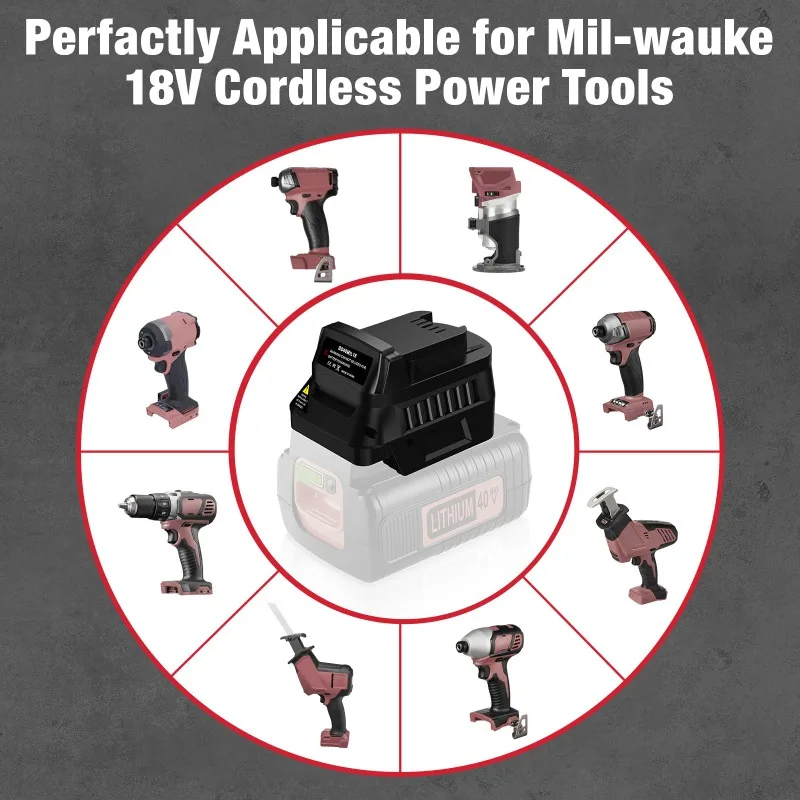 BD40MIL18 Battery Adapter Suit - огляд і ціна Black+Decker Tool Cordless