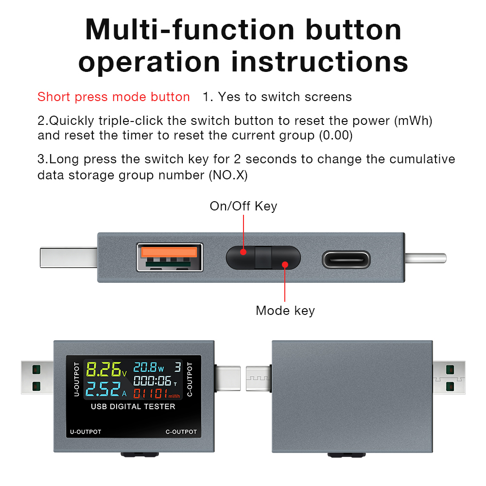 USB Type-C Charging Tester DC  - огляд і ціна Logic Analyzer Usb