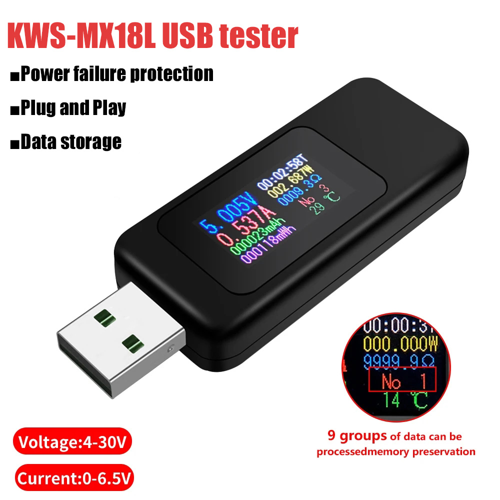 10 in 1 USB Tester DC Digital  - огляд і ціна Logic Analyzer Usb