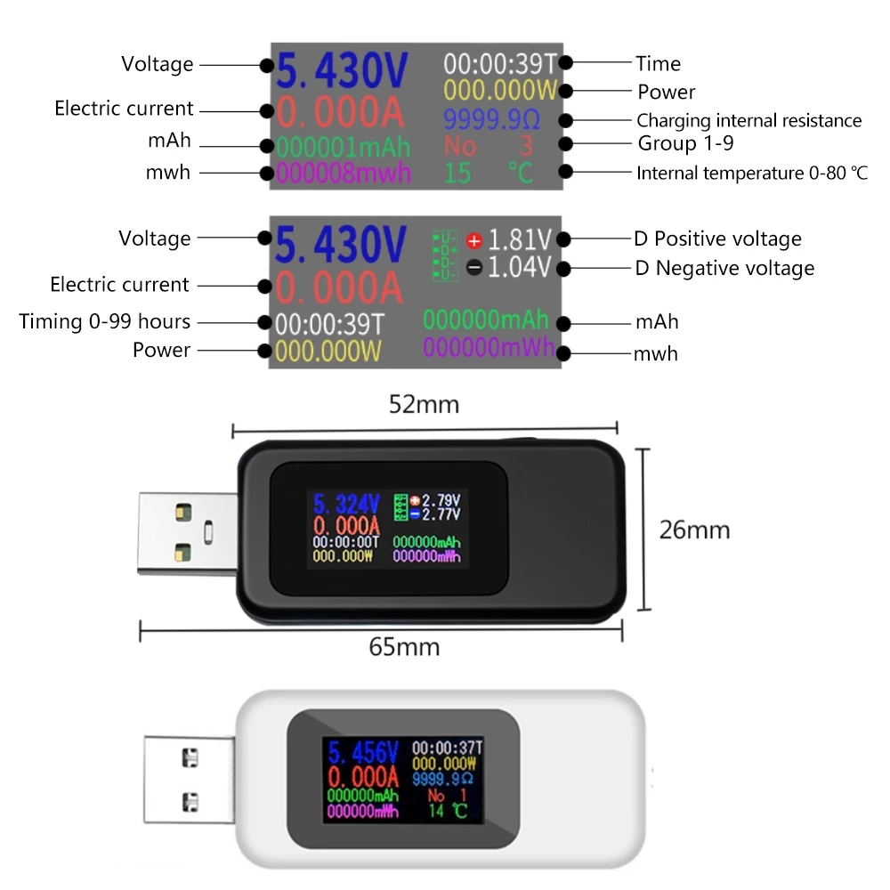 10 in 1 USB Tester DC Digital  - огляд і ціна Logic Analyzer Usb